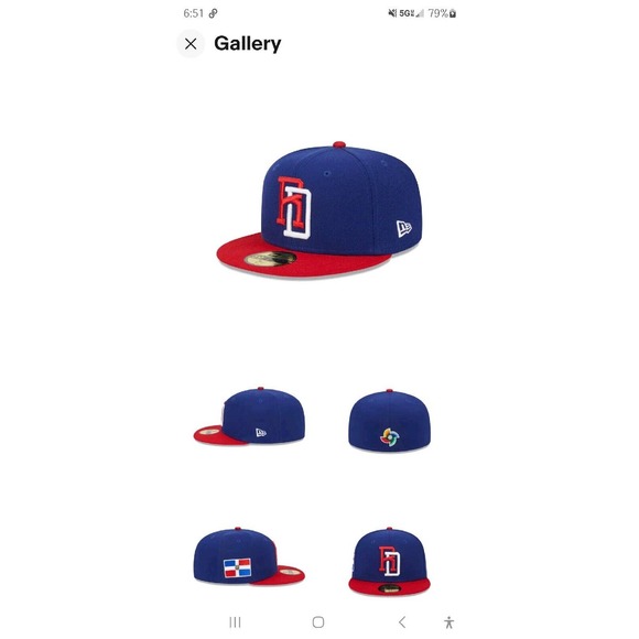2023 World Baseball Classic Size 7 Dominicana New Era 59FIFTY Fitted Hat - Picture 4 of 9